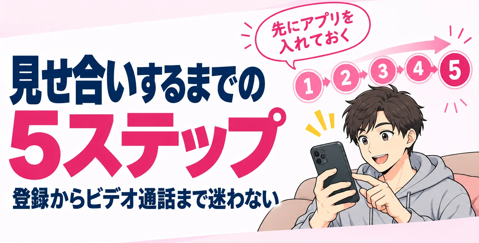 見せ合いするまでの5ステップ